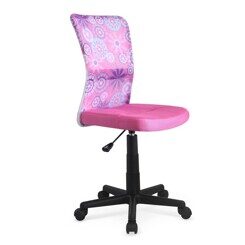 Кресло компьютерное HALMAR DINGO розовый/чёрный