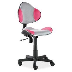 Кресло компьютерное SIGNAL Q-G2 розово\серое